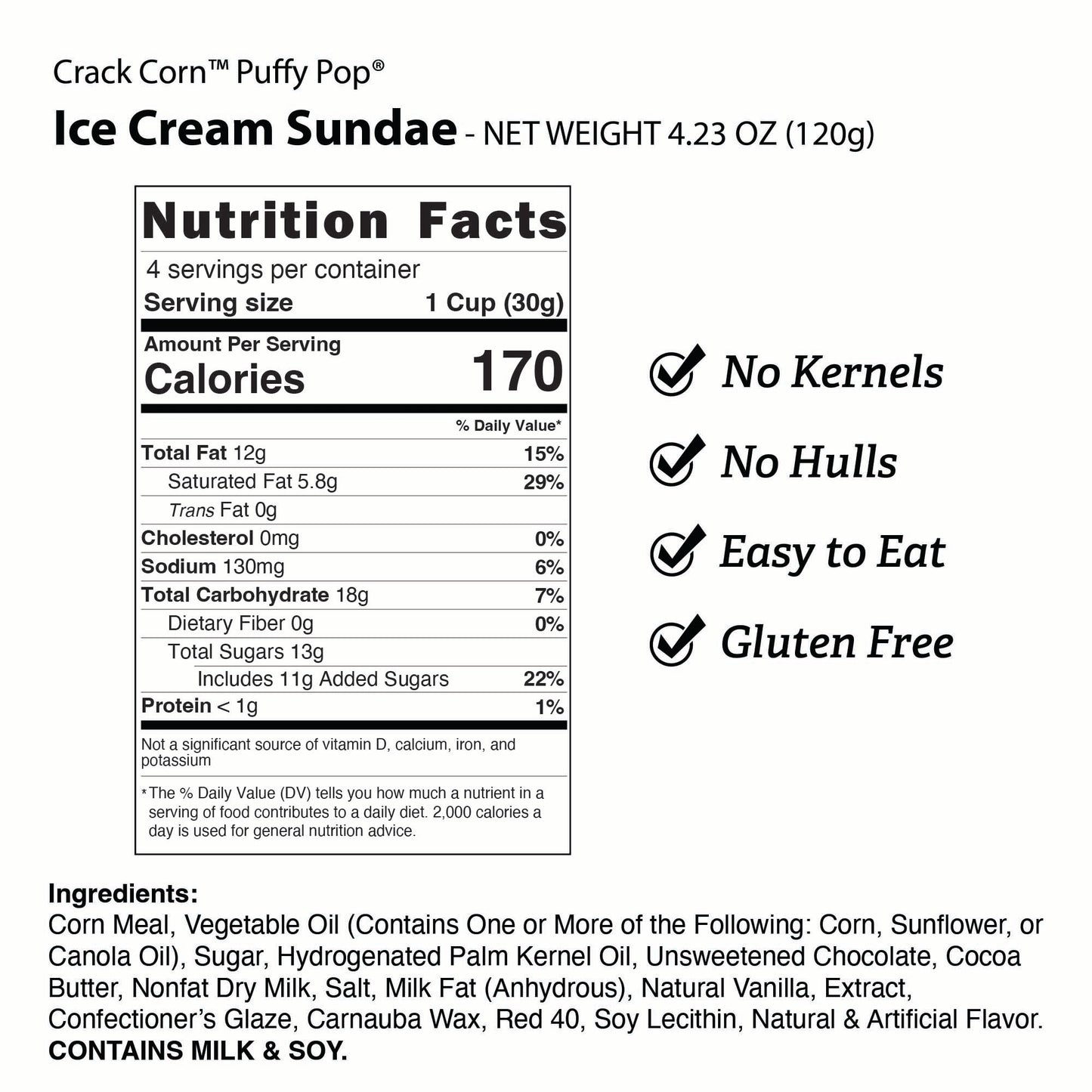 Ice Cream Sundae (GF)