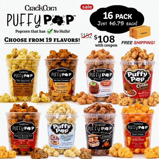 Puffy Pop® 16 Pack Box: Choose Your Flavors