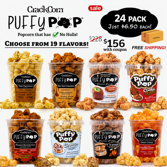 Puffy Pop® 24 Pack Box: Choose Your Flavors