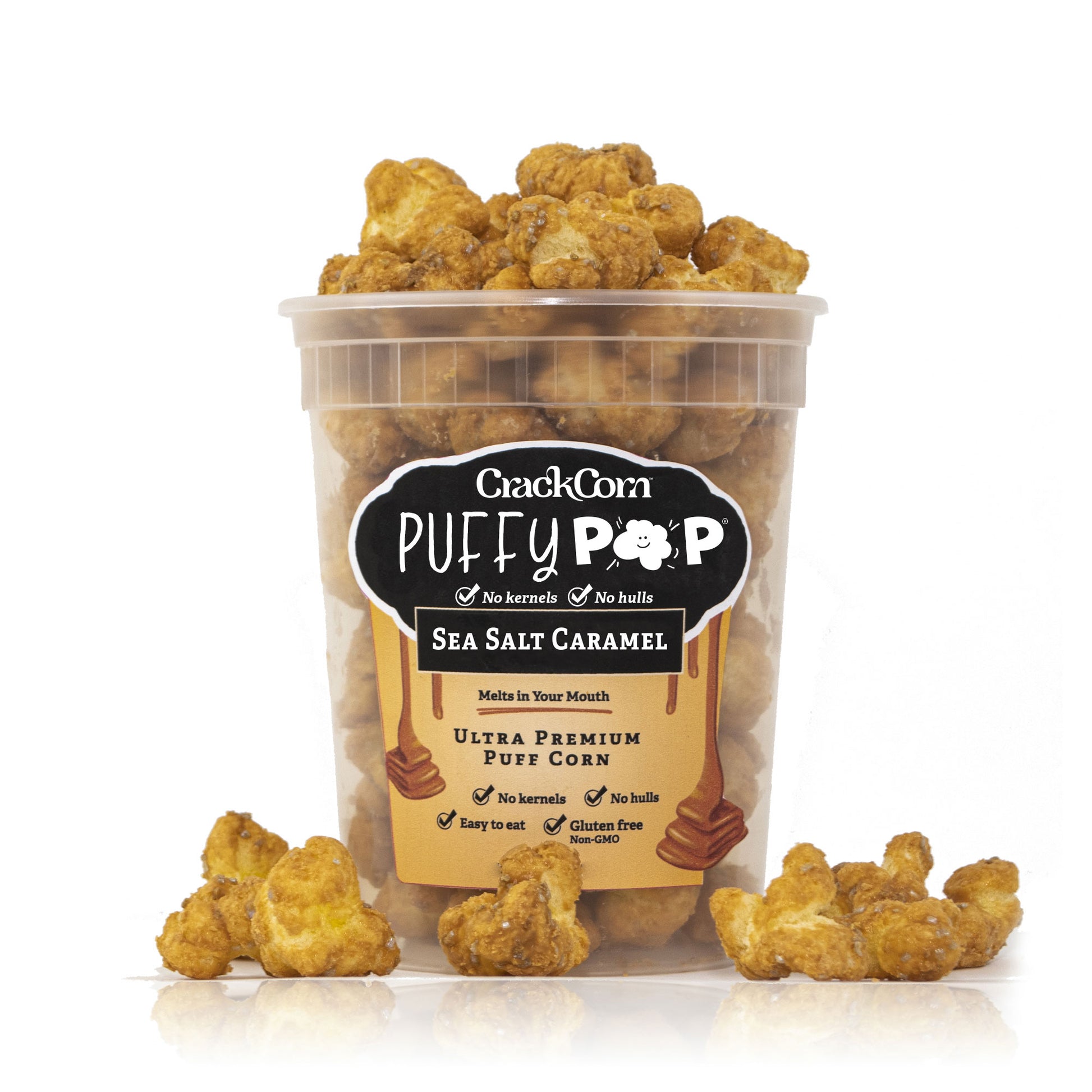 Sea Salt Caramel (GF)  Crack Corn | Puffy Pop